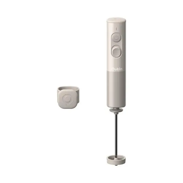 OutIn Αφρογαλιέρα LattoGo Silver (OTMF-LG-01-SS)