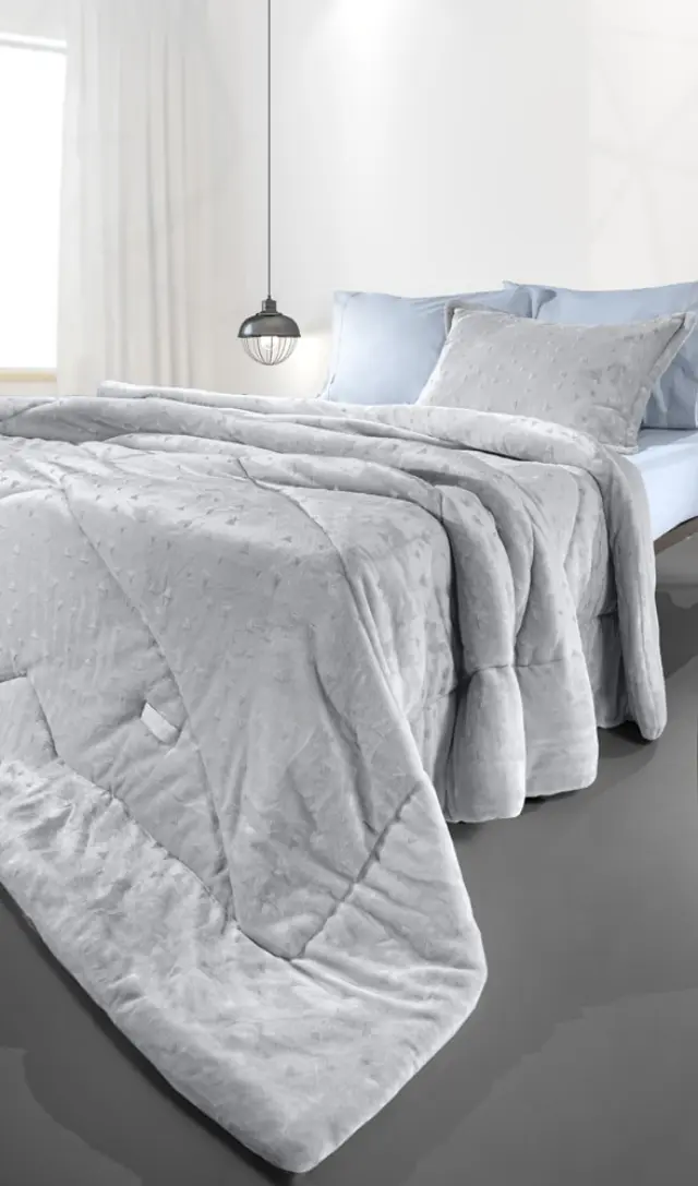 ΚΟΥΒΕΡΤΟΠΑΠΛΩΜΑ ΥΠΕΡΔΙΠΛΟ(220x240) BOLERO SILVER GUY LAROCHE