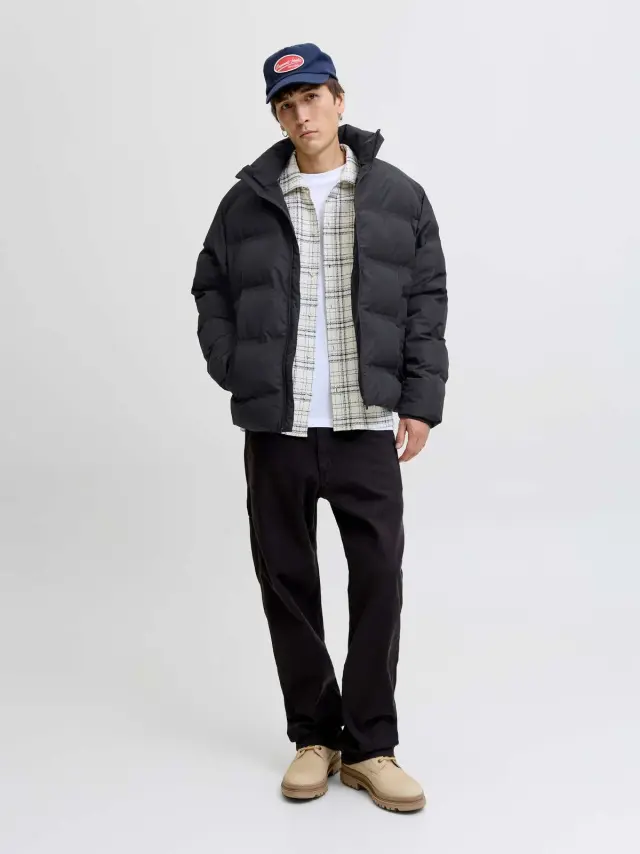 JJESOHO PUFFER COLLAR SN Black 2