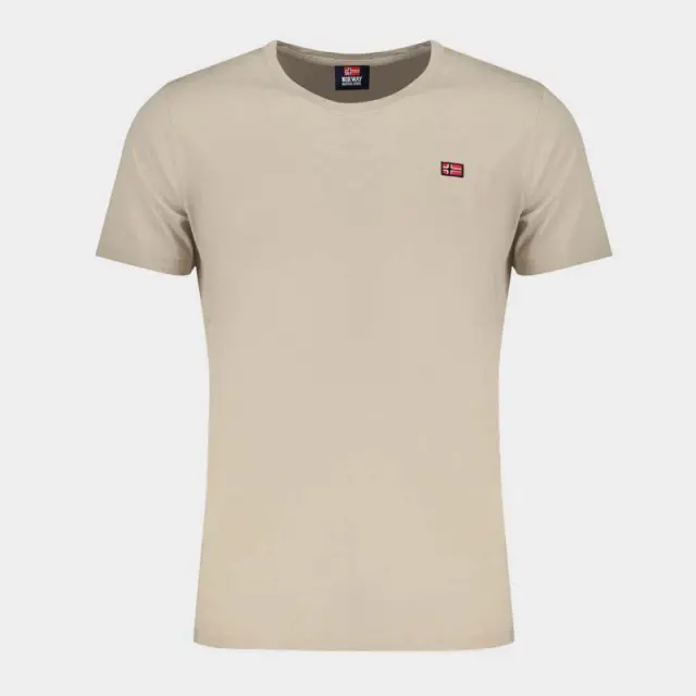 Norway Nautical School - Ανδρικό T-shirt Κοντομάνικο 836016-SAND Μπεζ - 2XL