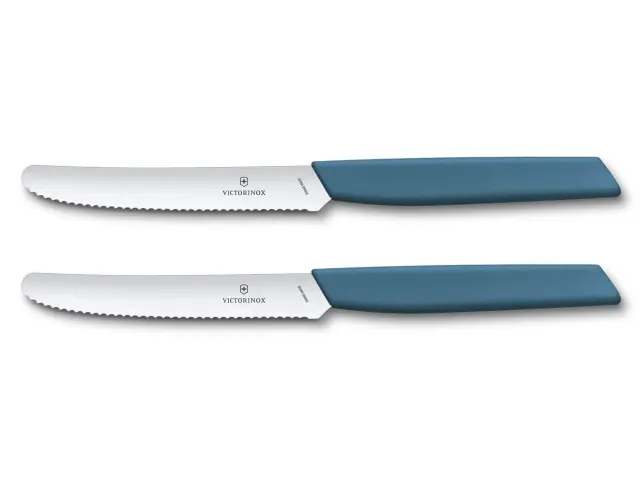 Σετ Μαχαίρια Γενικής Χρήσης Victorinox Swiss Modern με μήκος λεπίδας 11cm - Blue - 2 τεμάχια6.9006.11W2B 3