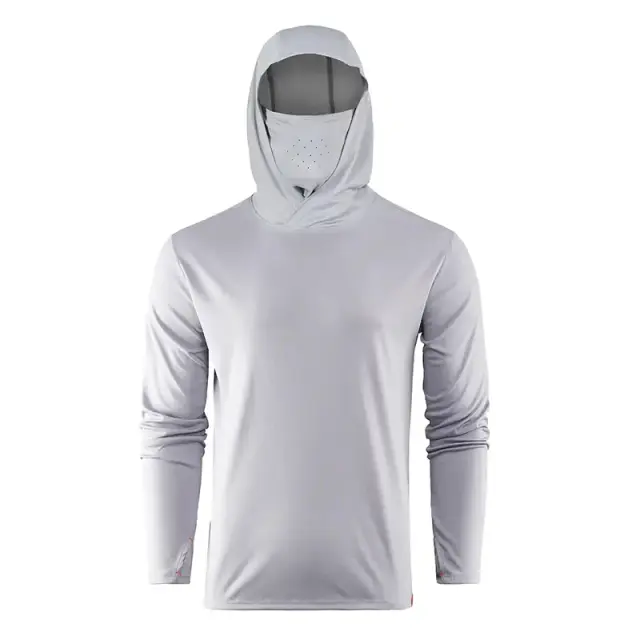 Μπλούζα Ψαρέματος Grundens Tough Sun Masked Hoodie UPF 50+ Mist