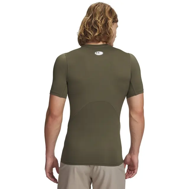 Under Armour Heat Gear Comp SS (1361518-390) - Λαδί 2
