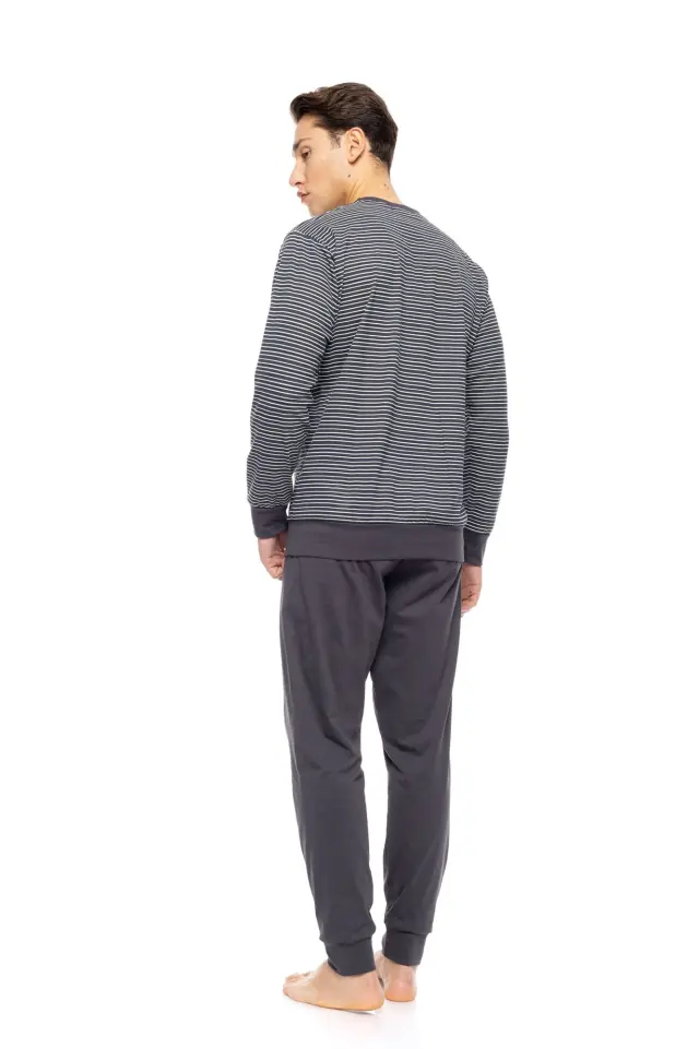 W-M796 - Type - PYJAMA STONE GREY STRIPES 3