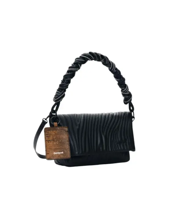 Desigual - Γυναικεία Τσάντα Ώμου Helium Trokel 26SAXPBA-2000 Μαύρο 3