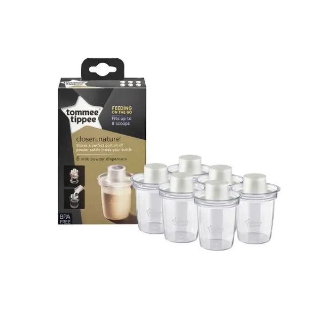 Tommee Tippee Διανομέας Γάλακτος σε Σκόνη Closer to Nature 6τμχ