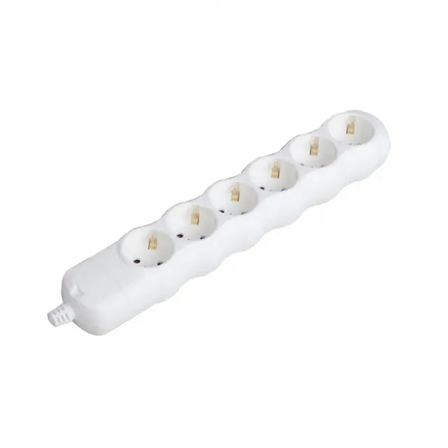 Aca Light ΠΟΛΥΠΡΙΖΟ 6 ΘΕΣΕΩΝ ΣΟΥΚΟ ΑΣΦΑΛΕΙΑΣ ΧΩΡΙΣ ΔΙΑΚΟΠΤΗ ΧΩΡΙΣ ΚΑΛΩΔΙΟ 16A IP20