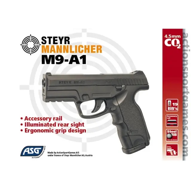 ASG STEYR MANNLICHER M9-A1 Αεροβόλo Πιστόλι 4.5mm 2