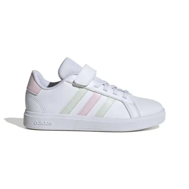 Adidas Grand Court 2.0 Παιδικά Sneakers με Σκρατς Λευκά - 35