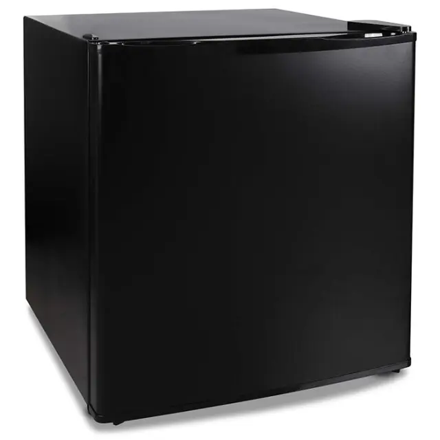 Ψυγείο Mini Bar 45L, ενεργειακής κλάσης E, σε μαύρο χρώμα.