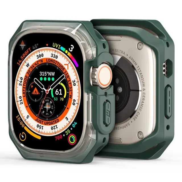Dux Ducis® Προστατευτικό Κάλυμα για Applewatch Ultra 1/2 49mm - Transparent Green