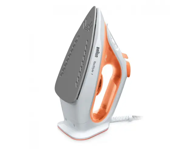 Σίδερο ατμού Braun TexStyle 1 SI1009OR με ισχύ 1900W και χωρητικότητα νερού 220ml - Πορτοκαλί/ΛευκόSI1009.OR 2