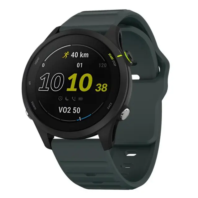 Λουράκι Wave Pattern για Smartwatch 22mm-Dark Green OEM