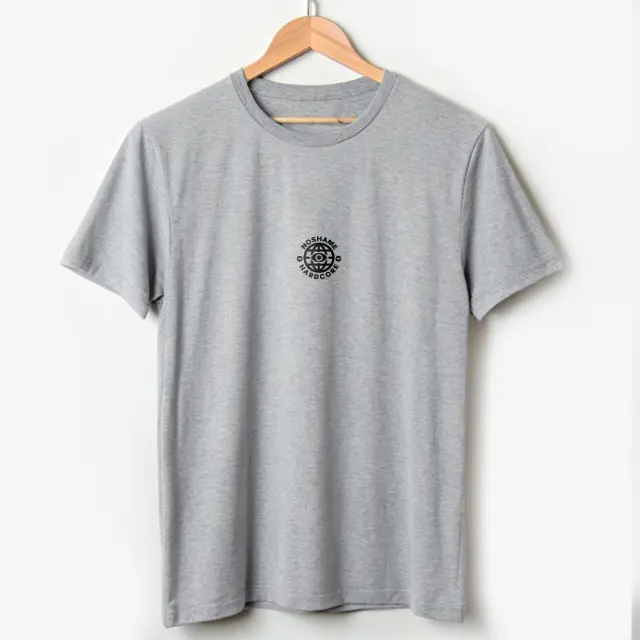 T-shirt Noshame® Γκρι με τύπωμα Noshame Hardcore - 122536 - XXL 2