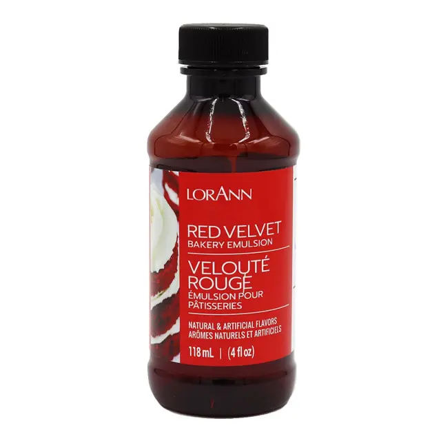 Lorann Γαλάκτωμα Ζαχαροπλαστικής - Red Velvet - 118ml