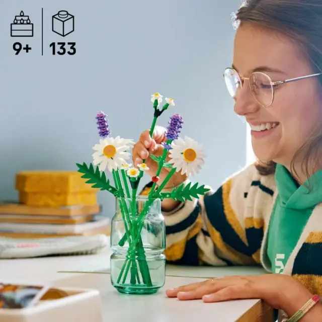 LEGO Botanical Collection Daisies για 9+ Ετών 133τμχ 2