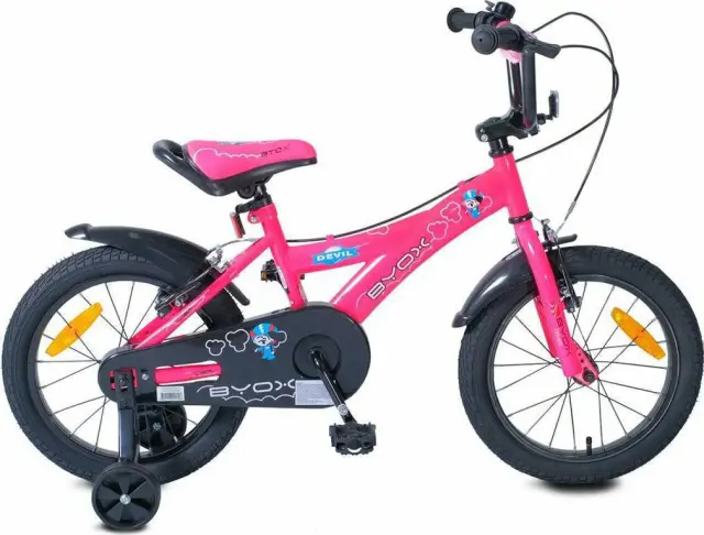 BYOX - Children bicycle 16 Devil pink - 3800146201708 2