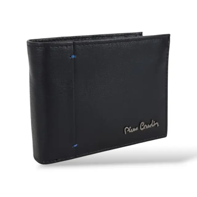 Ανδρικό Πορτοφόλι RFID Γνησιο Δέρμα Pierre Cardin 8806-TILAK142. Μαύρο