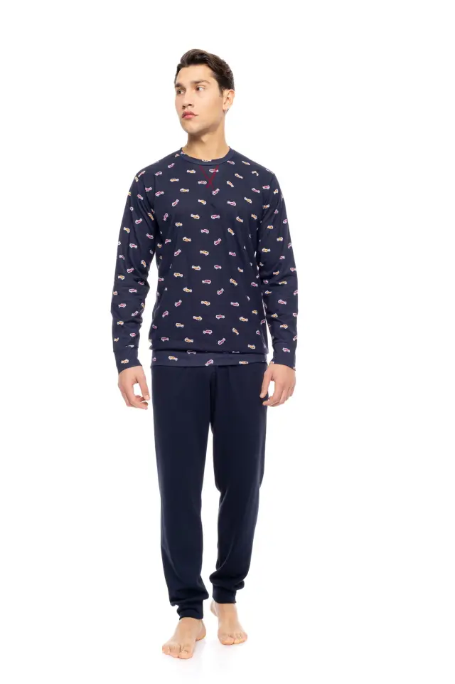 W-M799 - Type - PYJAMA NAVY BLUE CARS - L