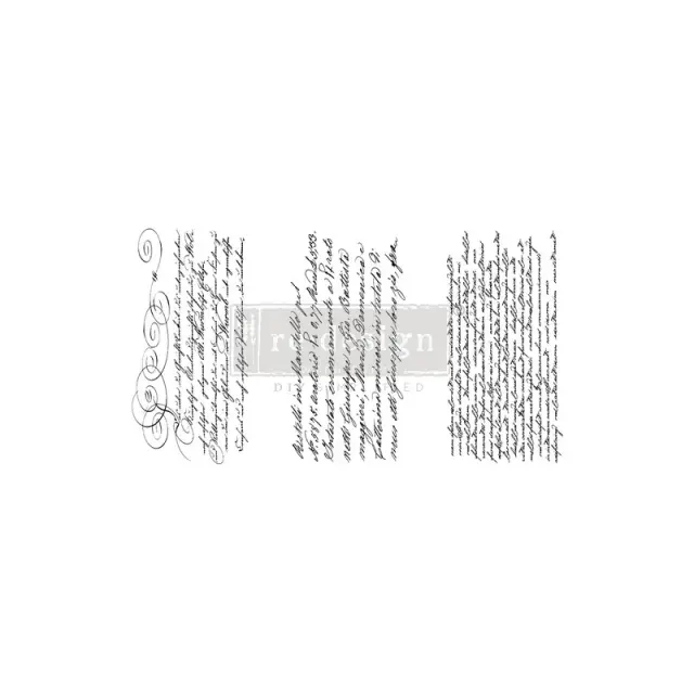 Χαρτί Decor Transfer Prima Re-Design, Secret Letter, 15.2x30cm