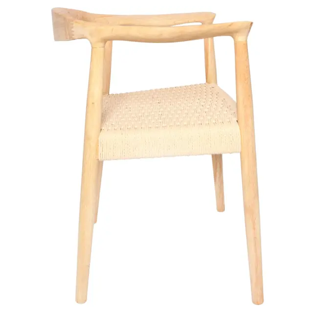 Πολυθρόνα Natu Unihome Φυσικό Ξύλου 57x56x82εκ 3