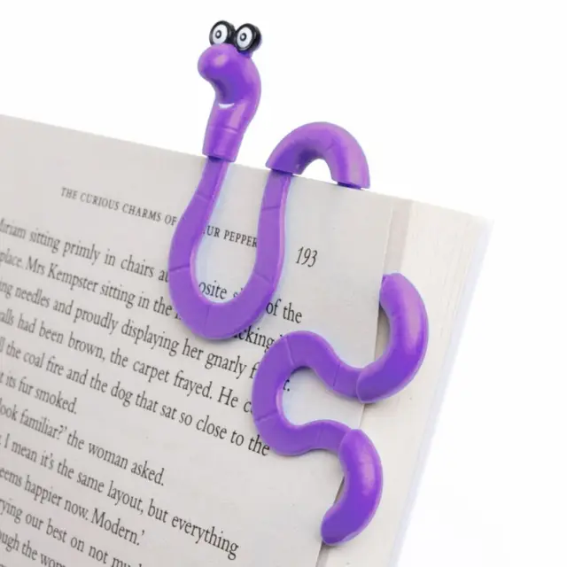 Artori Design Πρωτότυπος Σελιδοδείκτης / Bookmark: Wally, ο Βιβλιοφάγος - Μωβ