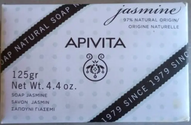 Apivita Φυσικό Σαπούνι με Γιασεμί Για Την Υγεινή Της Επιδερμίδας, Μπάρα Σαπουνιού 125gr