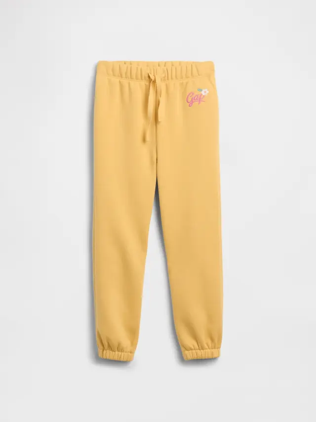 babyGap Relaxed Logo Pull-On Jogger Παντελόνι french almond - 6-12M