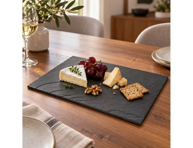 Πλατώ σερβιρίσματος Εxcellent Houseware από πέτρα, με διαστάσεις 30x40cm 210000140