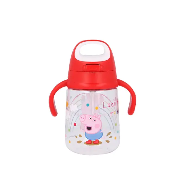 Παγούρι πλαστικό με καλαμάκι Peppa Pig 370 ml Training Cup - Stor