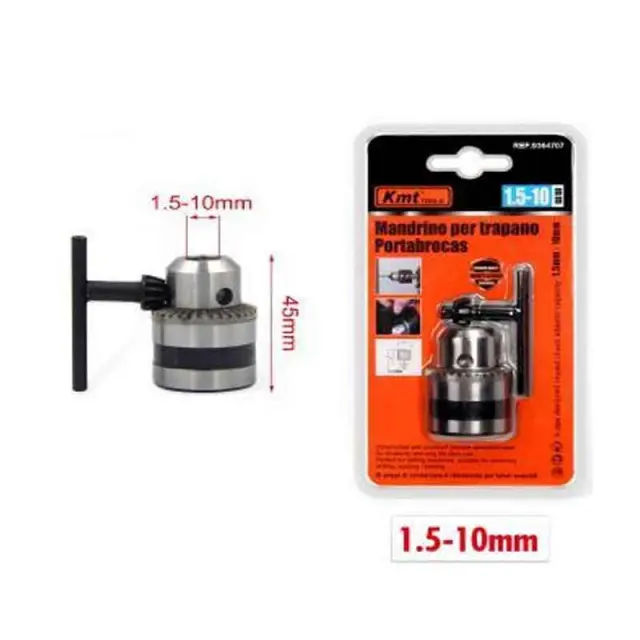 KMT Τσοκ Τρυπανιού με Κλειδί 1.5-10mm - Drill Chuck 9364707