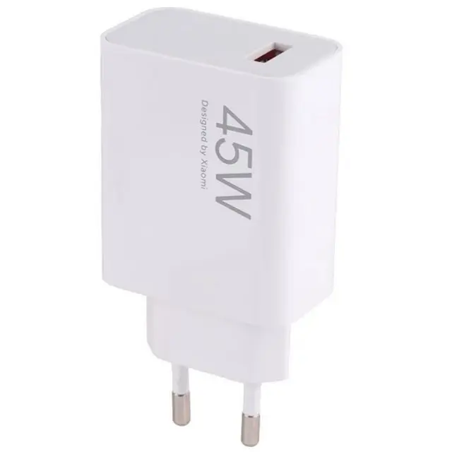 Xiaomi® Φορτιστής Γρήγορης Φόρτισης με Θύρα USB-A 45W- White (Bulk) (MDY-17-EF)