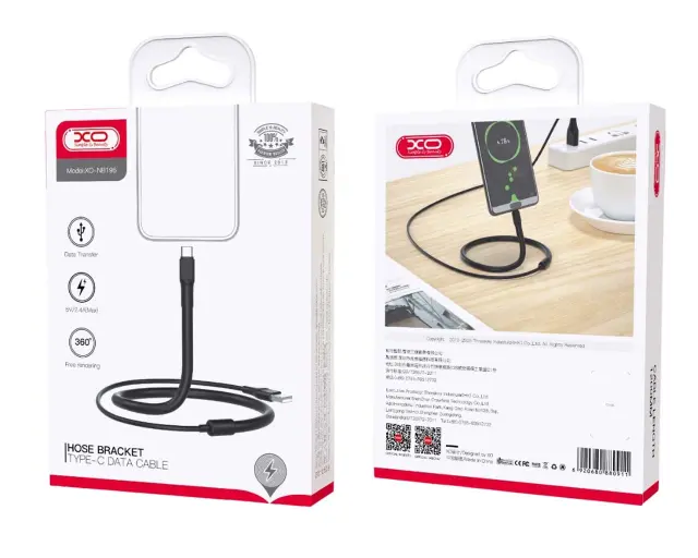 XO NB195 2 σε 1 usb Καλώδιο Φόρτισης Βάση για Micro 1.2m 16.005.0173 3