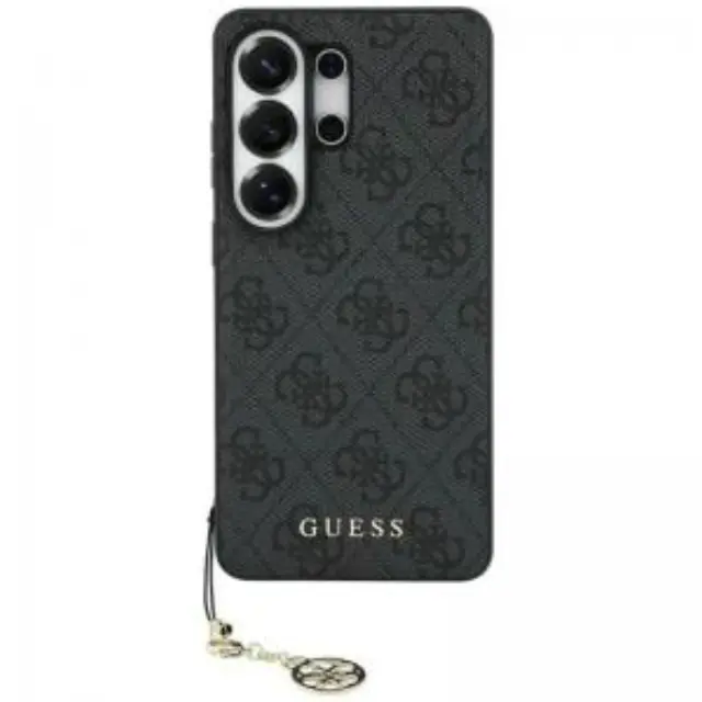 Θήκη PU Guess Samsung Galaxy S26 Ultra Hardcase Classic Logo Charm 4G Μαύρο N70622 3