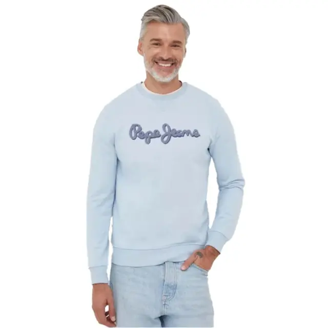 PEPE JEANS E2 DROP 28 RYAN CREW-ΦΟΥΤΕΡ ΑΝΔΡΙΚΟ BLUE