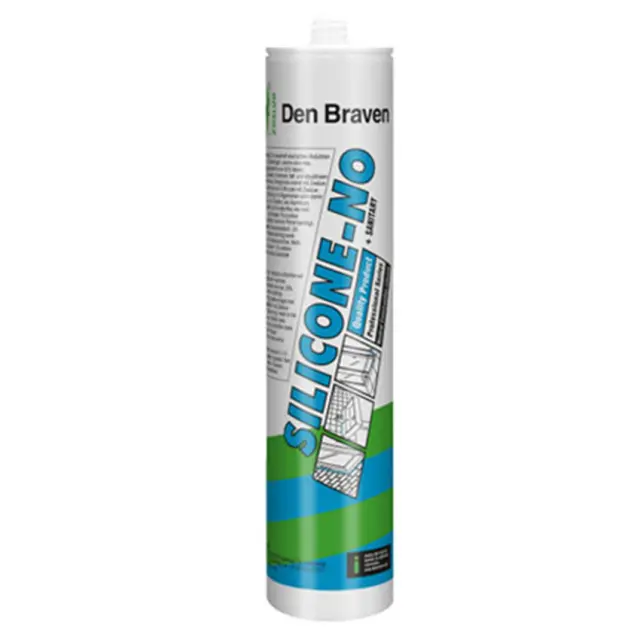 DEN BRAVEN 15161 - SILICONE-NO Aντιμουχλική σιλικόνη Διαφανη, χαμηλού μέτρου ελαστικότητας, ουδέτερης ωρίμανσης, για κτηριακές κατασκευές 280 ml
