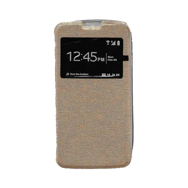 Θήκη Βιβλίο S-View Book Case Για LG K4 Χρυσή