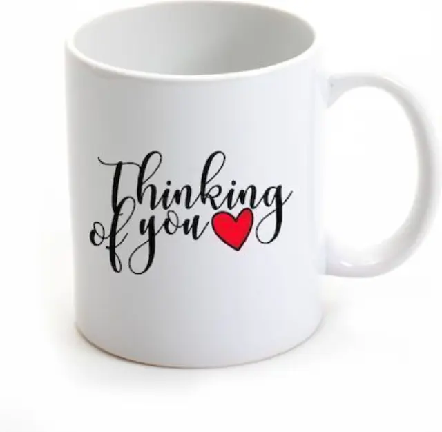 κούπα κεραμική, thinking of you , αγίου Βαλεντίνου 325ml