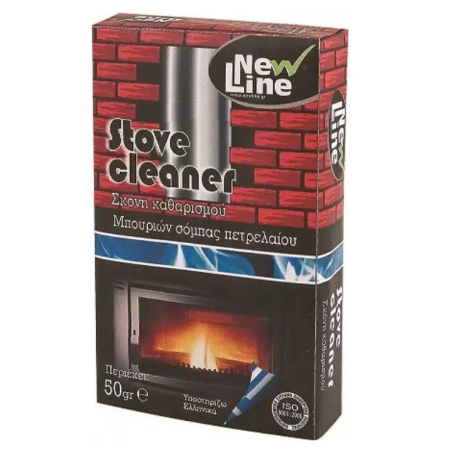 New Line Stove Cleaner Καθαριστική Σκόνη για Καμινάδα Τζακιού 50gr