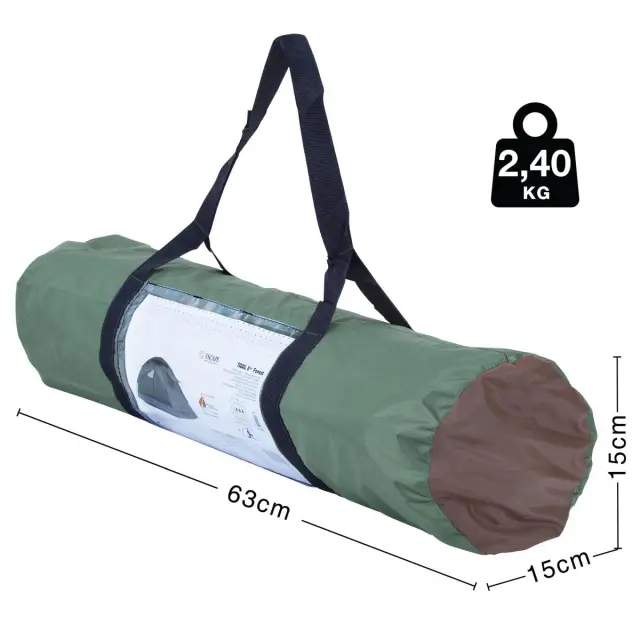 Σκηνή CAMPING ESCAPE TRAIL II+ FOREST 3