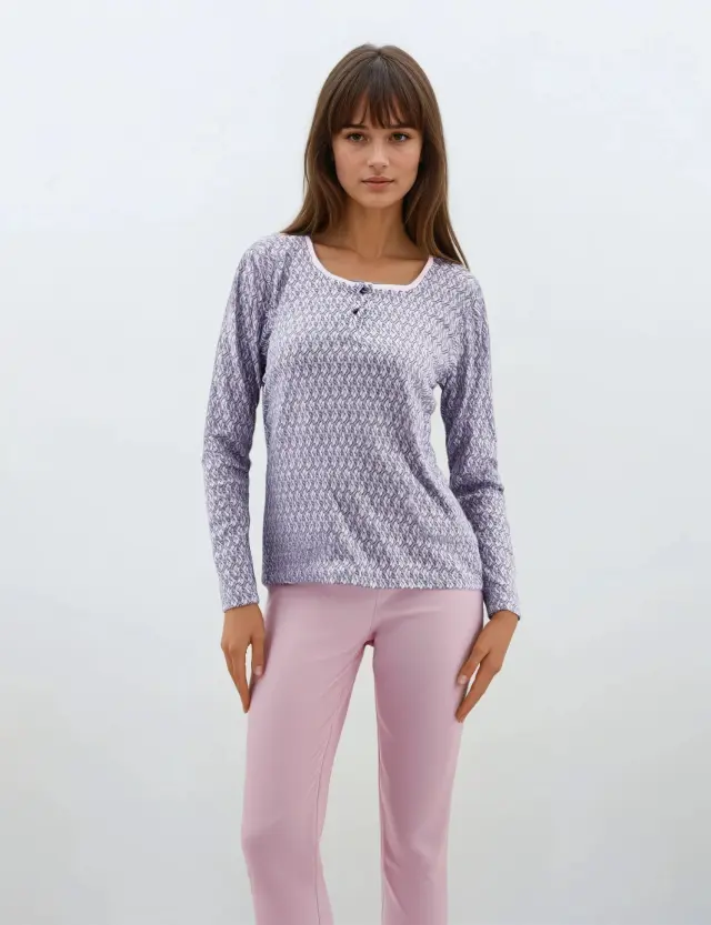 W601 - Type - PYJAMA PINK FLOWERS