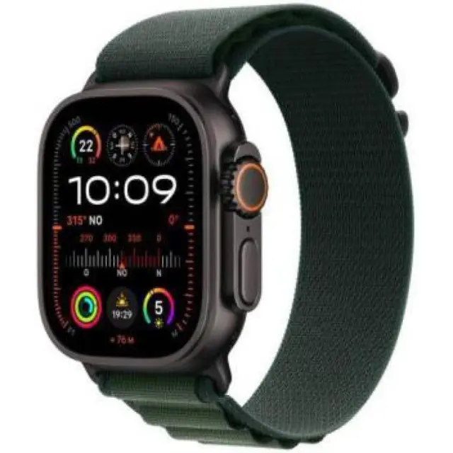 Apple Watch Ultra2 Cell 49mm TC/Black AP/Dark Green L