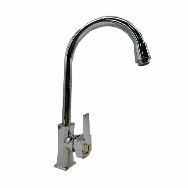 Landsh POLY-43 Ψηλή Μπαταρία Κουζίνας Πάγκου Ασημί 2