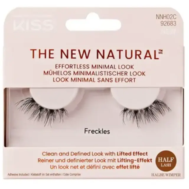 KISS the New Natural False Adhesive Lashes Single Pair 02