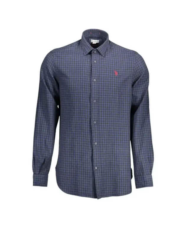 U.S. Polo Assn. - Ανδρικό Πουκάμισο Μακρυμάνικο 64081-53307-873 Μπλε - 2XL 3