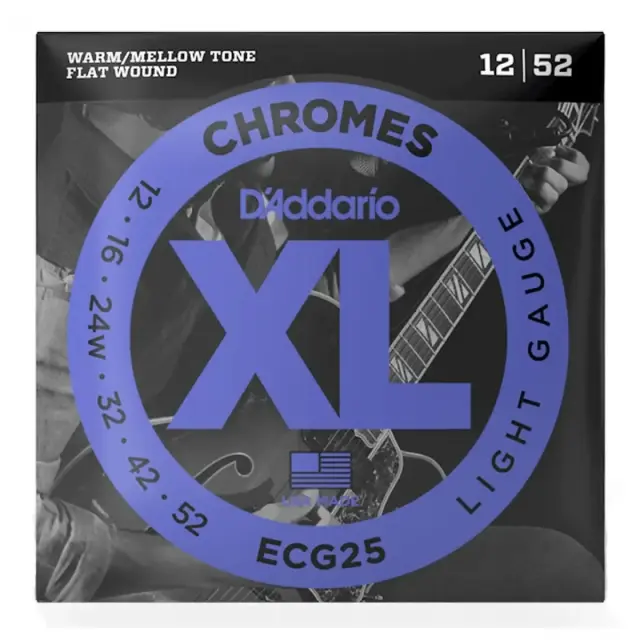 D'Addario ECG25 Chromes Χορδές Ηλεκτρικής Κιθάρας 12-52