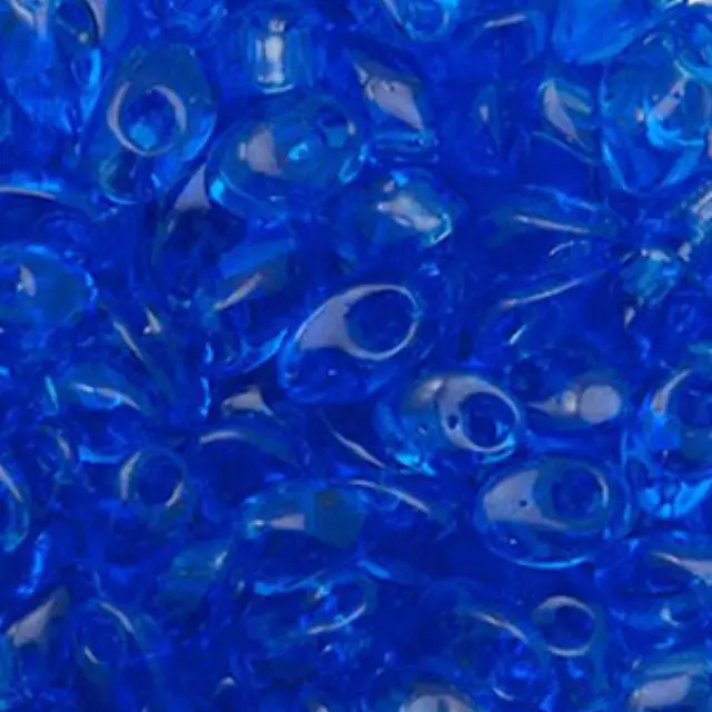Χάντρα Miyuki Long Magatama 4x7mm - LMA-150 - Transparent Sapphire ~10gr