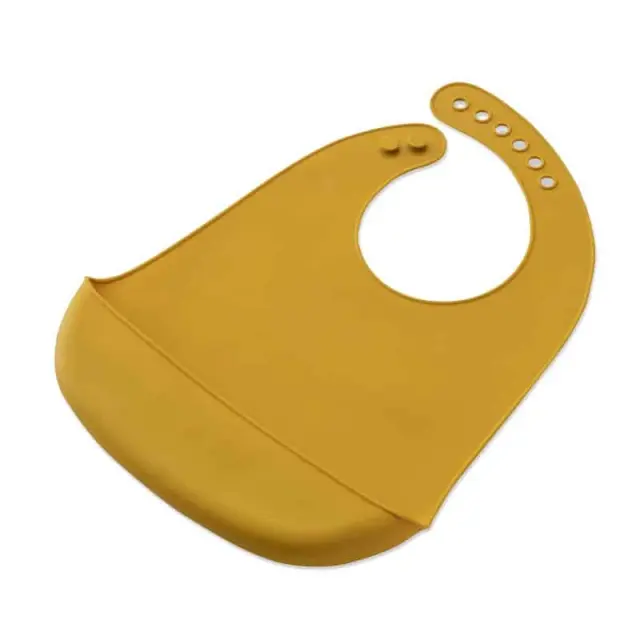 Interbaby Σαλιάρα Σιλικόνης Orange SI002-75 3