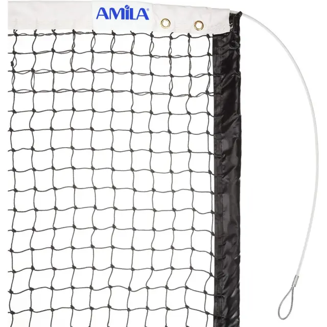 AMILA Δίχτυ Tennis Πλεχτό 2,5mm (Κατάλληλο για αγώνες) (44946)