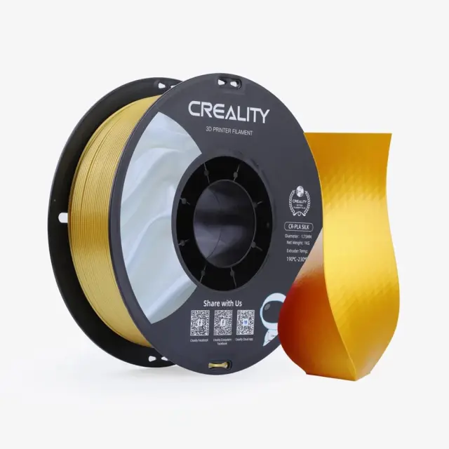 3D Printing Filament Creality CR-Silk PLA Gold (1Kg)